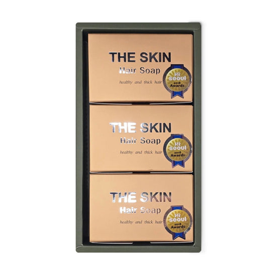 【3個セット】THE SKIN 生ヘアー石鹸　毛穴の汚れを取り髪に栄養を与える石鹸